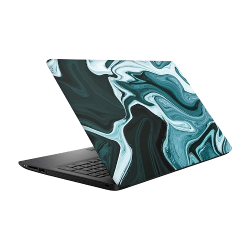 Emerald Marble Abstract Laptop Skin
